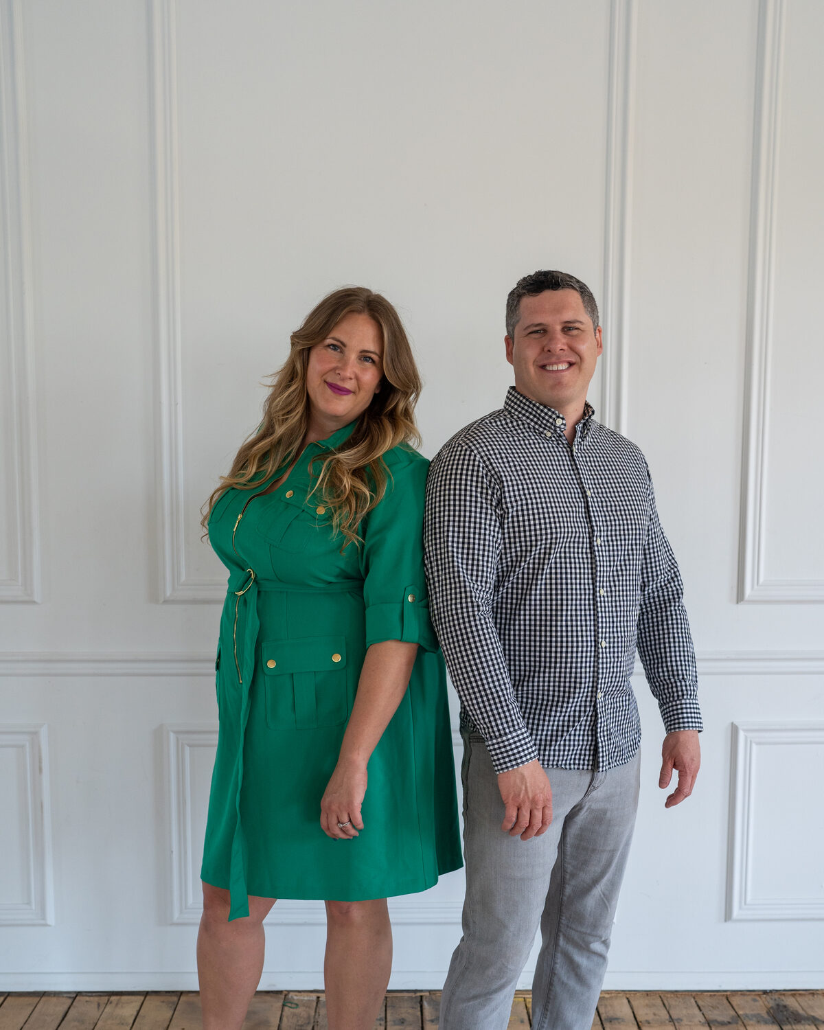 Nicole Fiore and Colin Ernst smiling together